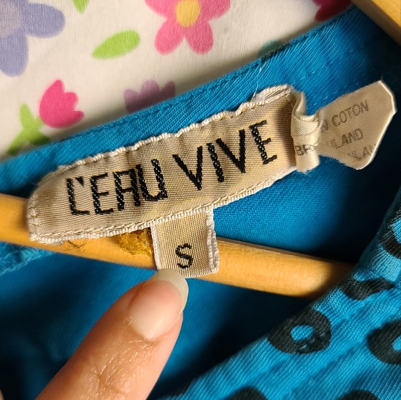 Vintage Blue Snake Southwestern Pattern Size Small - Picture 4 of 5